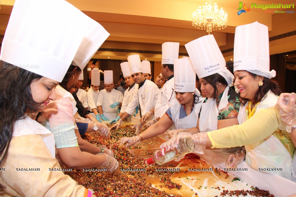 Cake Mixing Ceremony 2016 at Taj Deccan, Hyderabad