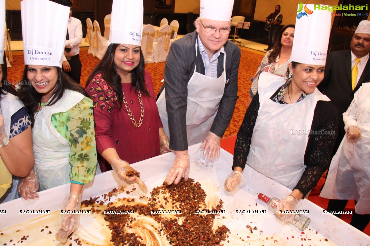 Cake Mixing Ceremony 2016 at Taj Deccan, Hyderabad