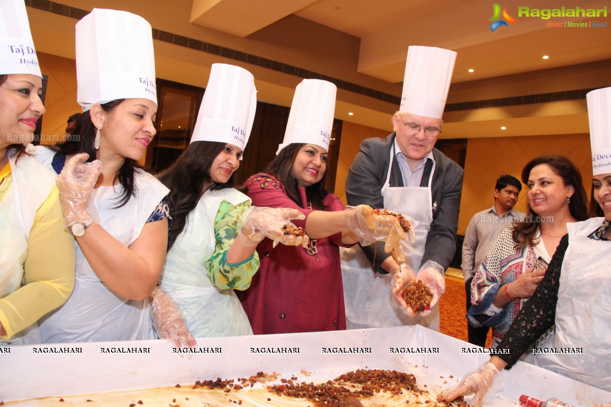 Cake Mixing Ceremony 2016 at Taj Deccan, Hyderabad