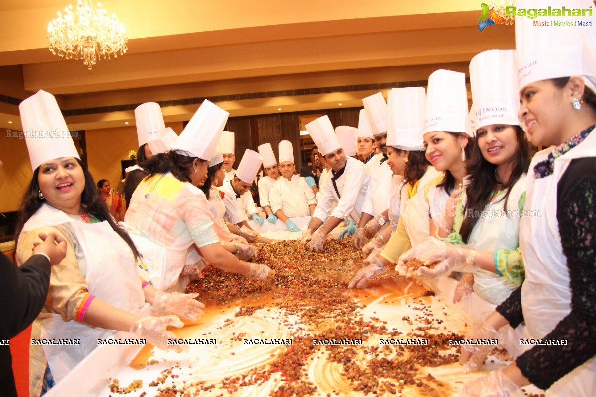 Cake Mixing Ceremony 2016 at Taj Deccan, Hyderabad