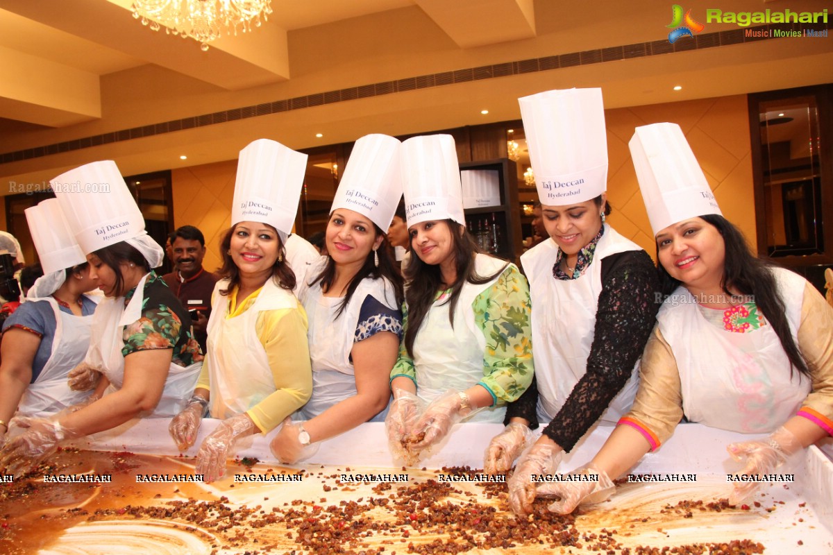 Cake Mixing Ceremony 2016 at Taj Deccan, Hyderabad