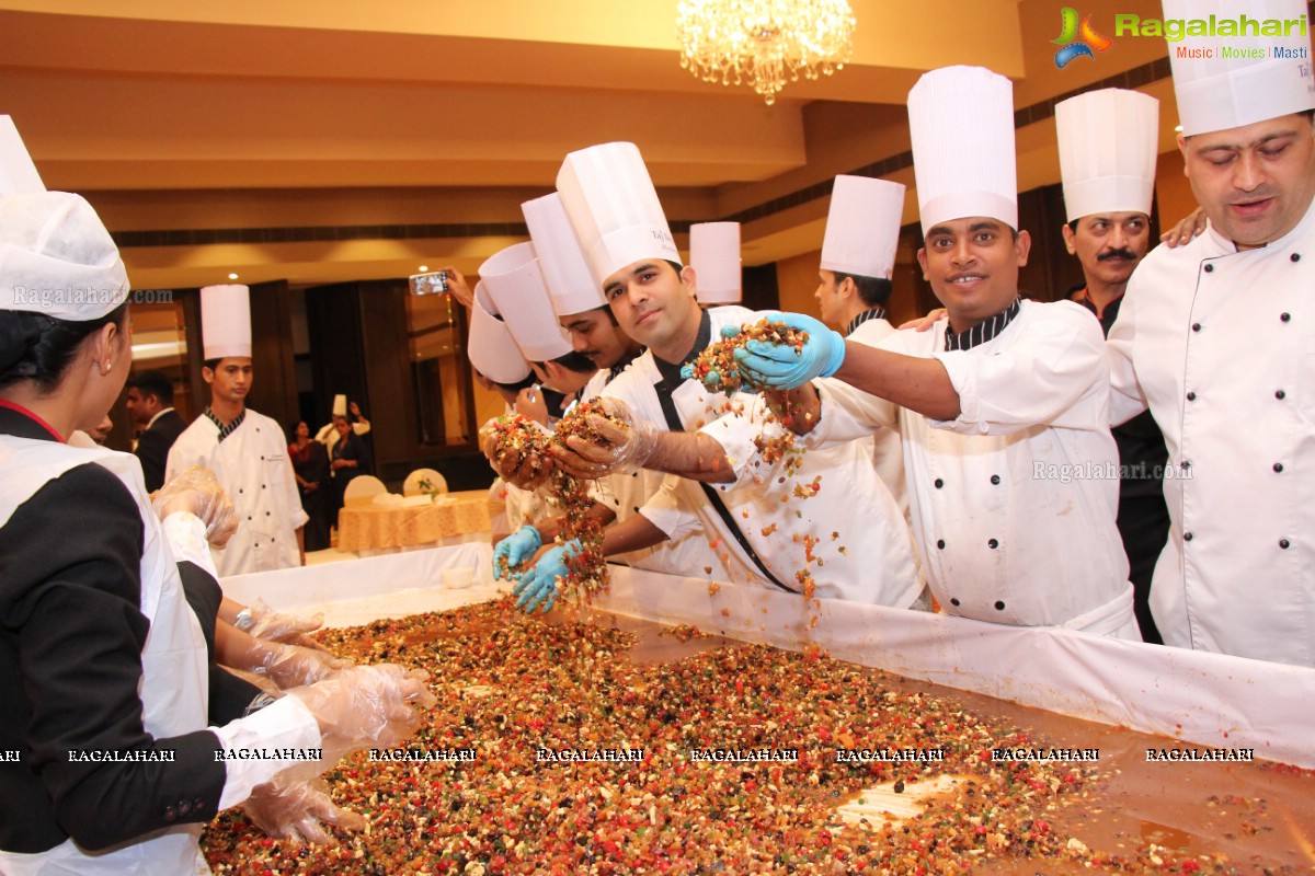 Cake Mixing Ceremony 2016 at Taj Deccan, Hyderabad