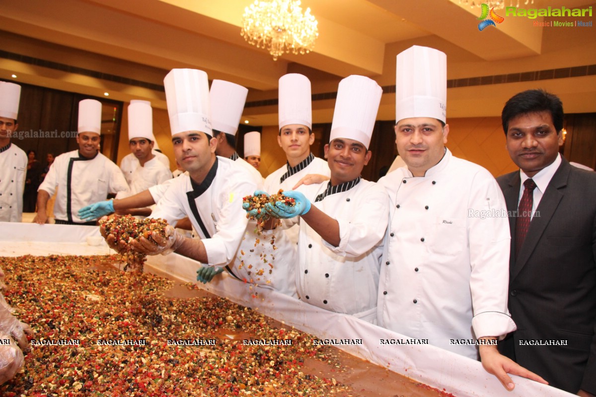 Cake Mixing Ceremony 2016 at Taj Deccan, Hyderabad