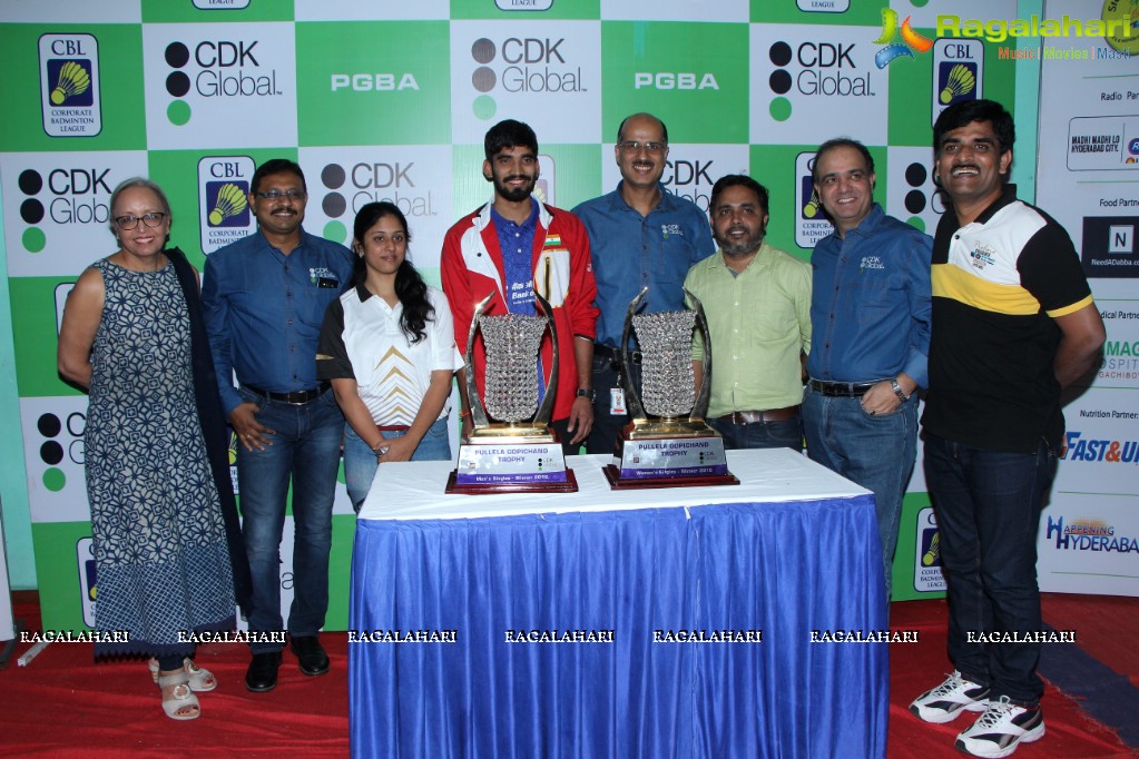 4th Edition of CDK Global’s Corporate Badminton League (CBL) 2016 at Pullela Gopichand Badminton Academy