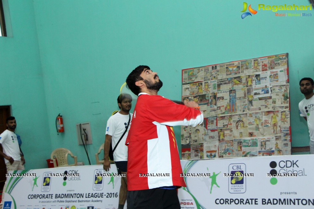 4th Edition of CDK Global’s Corporate Badminton League (CBL) 2016 at Pullela Gopichand Badminton Academy