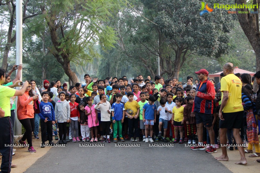 Children's Day Run by Hyderabad Runners Society at Sanjeevaiah Park