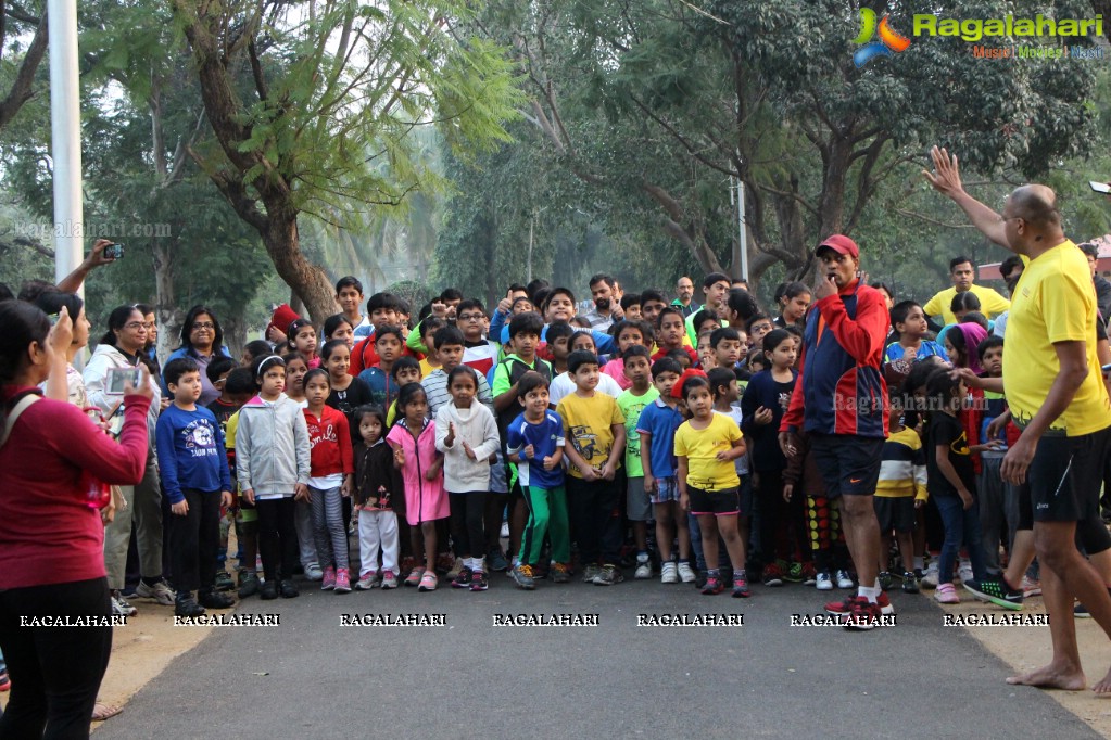 Children's Day Run by Hyderabad Runners Society at Sanjeevaiah Park