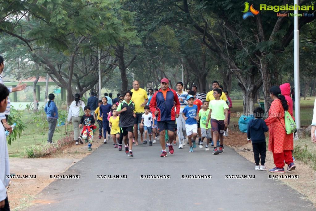 Children's Day Run by Hyderabad Runners Society at Sanjeevaiah Park