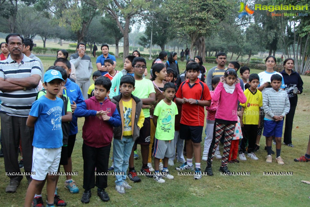 Children's Day Run by Hyderabad Runners Society at Sanjeevaiah Park