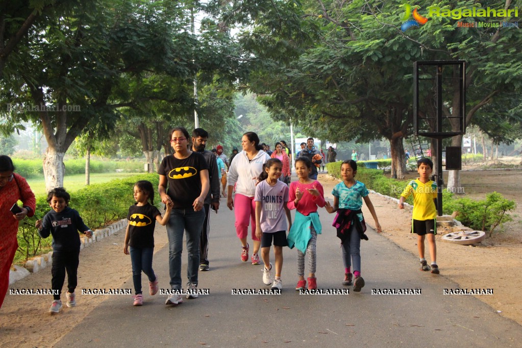 Children's Day Run by Hyderabad Runners Society at Sanjeevaiah Park