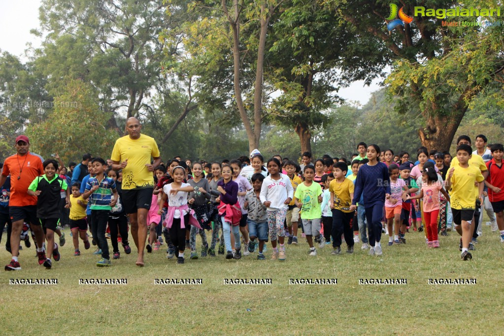 Children's Day Run by Hyderabad Runners Society at Sanjeevaiah Park