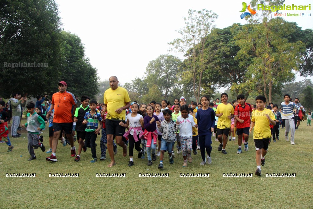 Children's Day Run by Hyderabad Runners Society at Sanjeevaiah Park