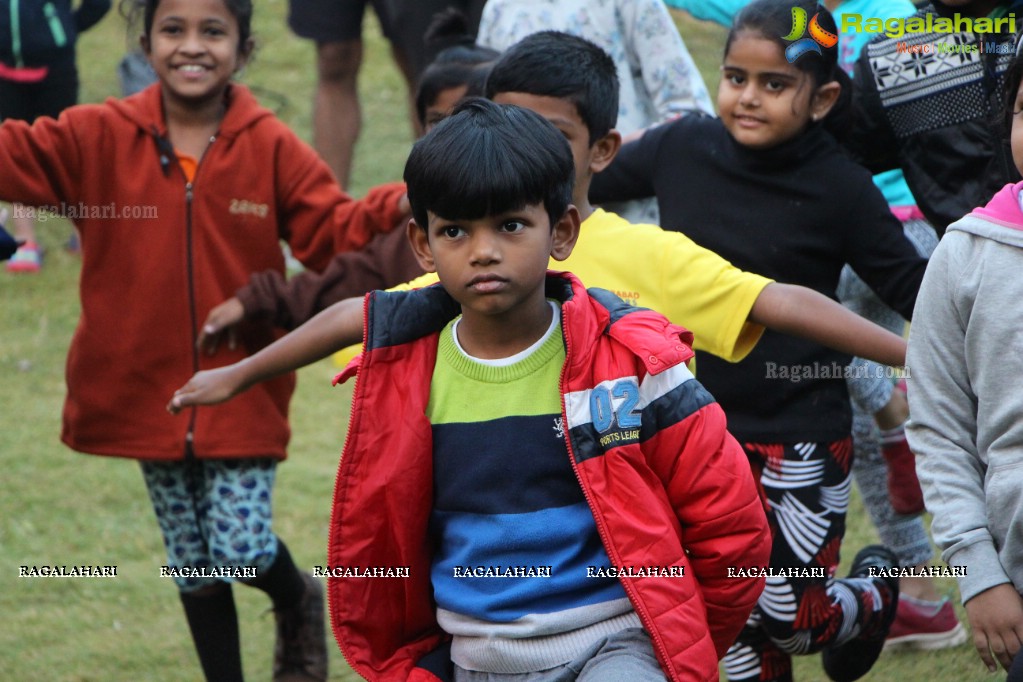 Children's Day Run by Hyderabad Runners Society at Sanjeevaiah Park