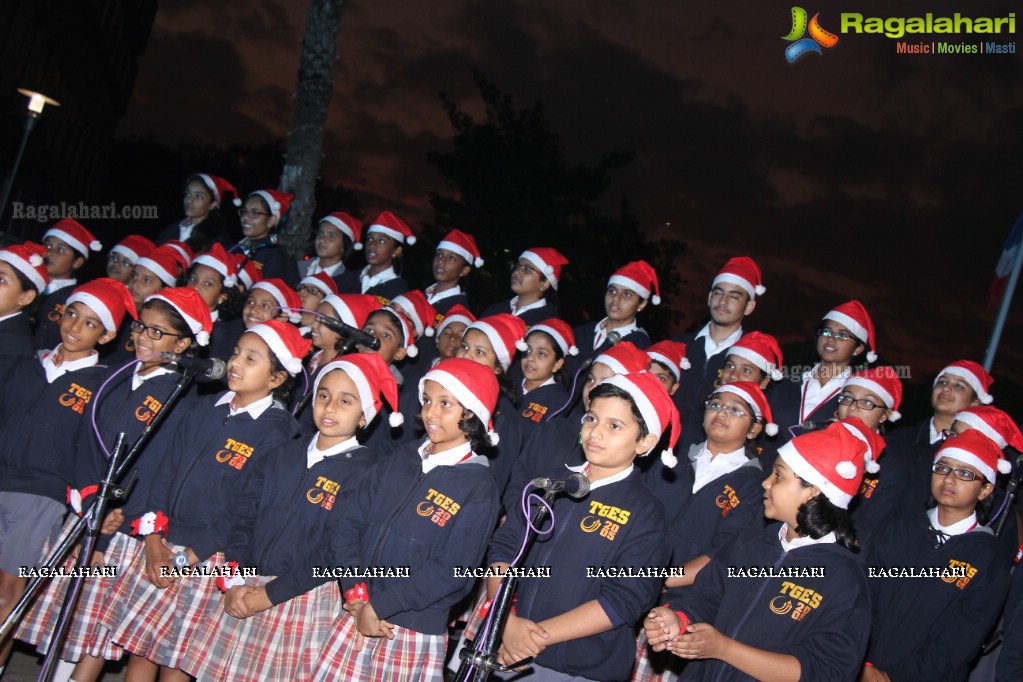 Tree Lighting Ceremony 2016 at Novotel Hyderabad Convention Centre