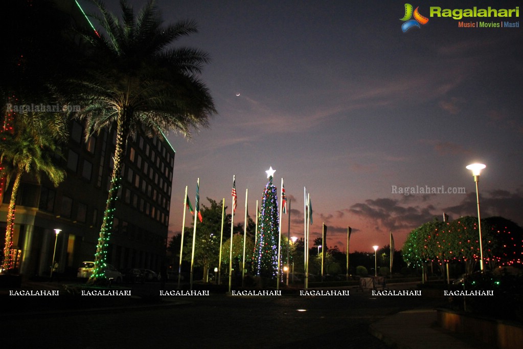 Tree Lighting Ceremony 2016 at Novotel Hyderabad Convention Centre