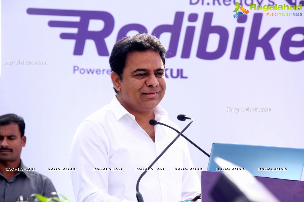 KTR launches Dr. Reddy's Redibike Cycle Share Program, Hyderabad