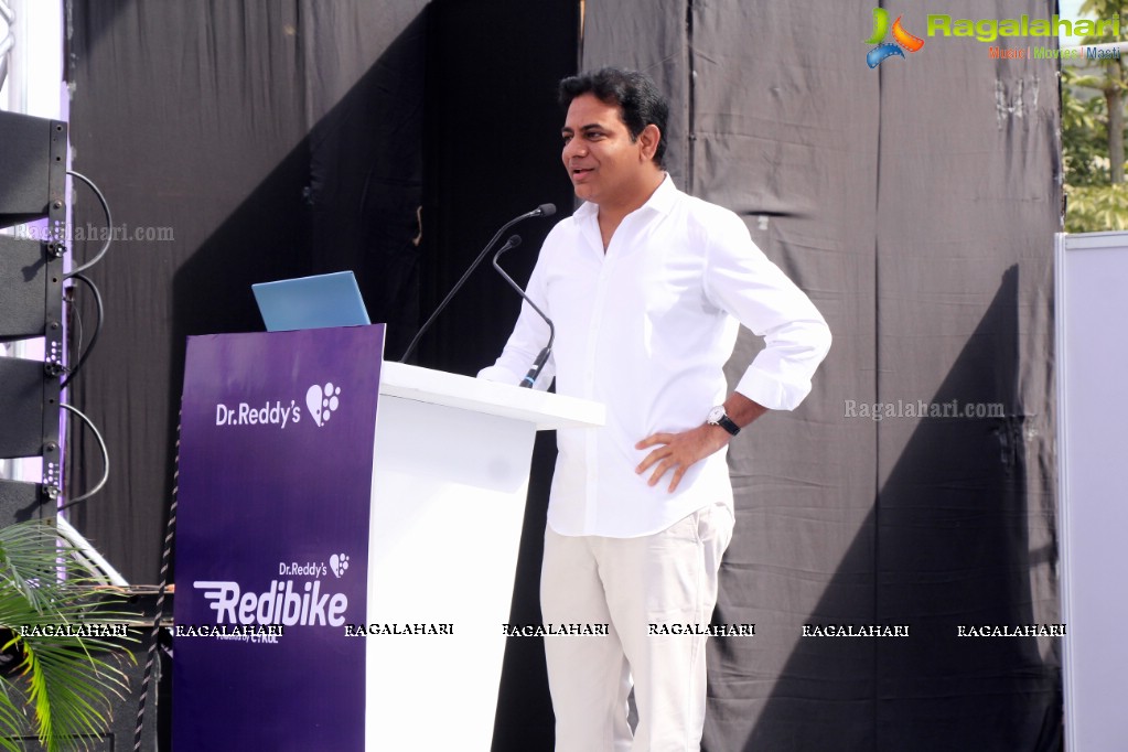 KTR launches Dr. Reddy's Redibike Cycle Share Program, Hyderabad