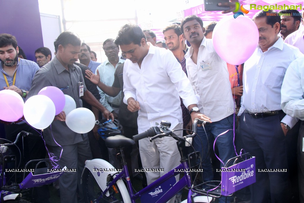 KTR launches Dr. Reddy's Redibike Cycle Share Program, Hyderabad