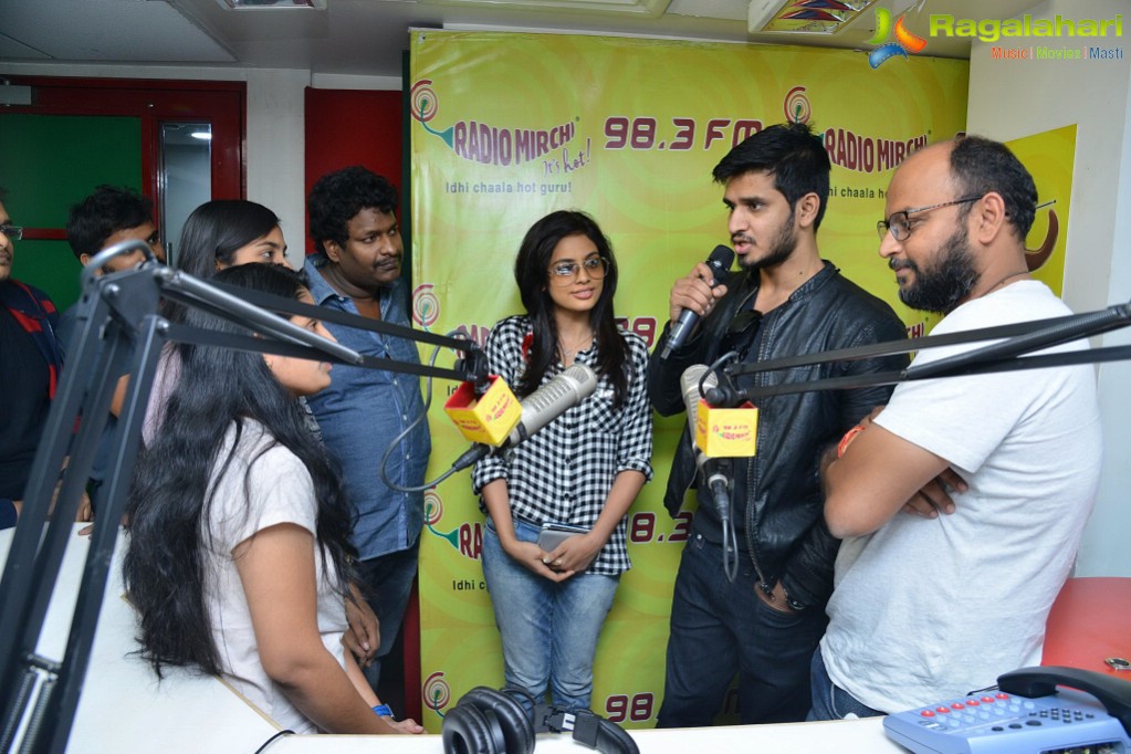 Ekkadiki Pothavu Chinnavada Team at Radio Mirchi