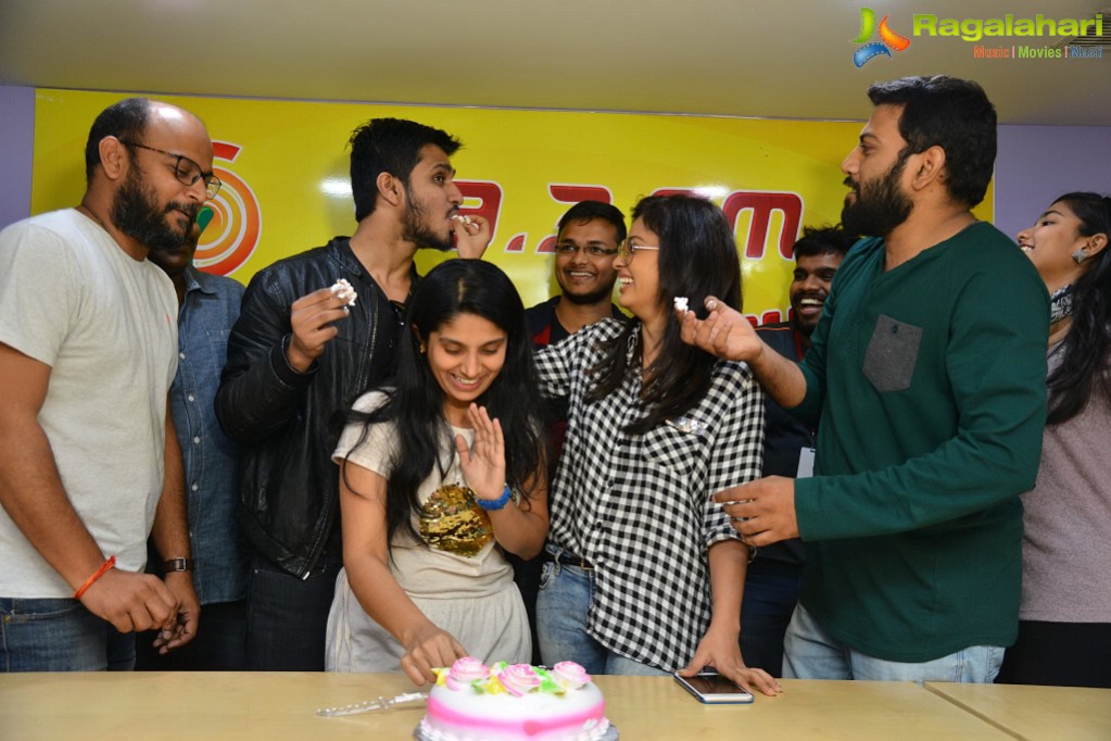 Ekkadiki Pothavu Chinnavada Team at Radio Mirchi