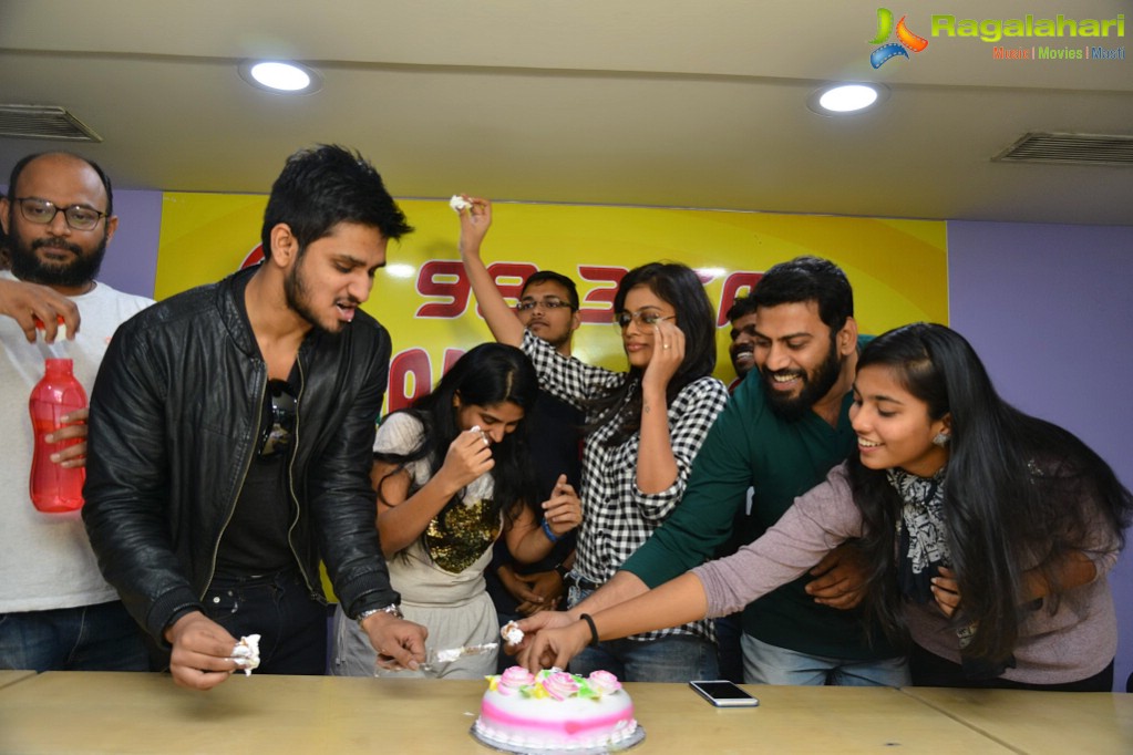 Ekkadiki Pothavu Chinnavada Team at Radio Mirchi