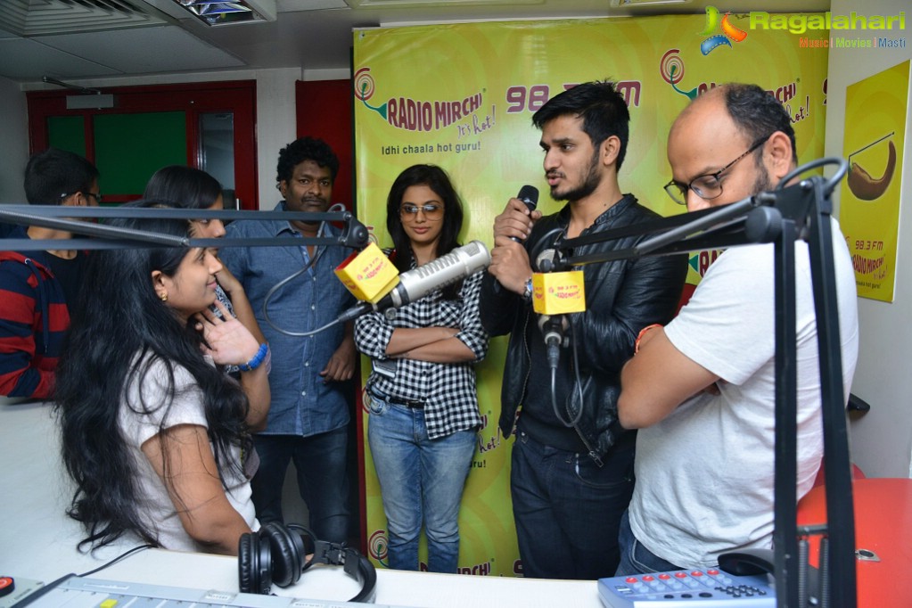 Ekkadiki Pothavu Chinnavada Team at Radio Mirchi