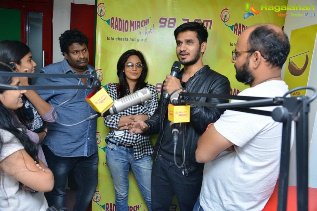 Ekkadiki Pothavu Chinnavada Team at Radio Mirchi