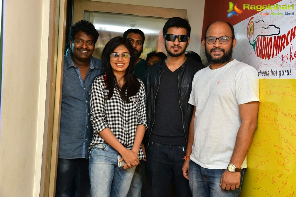 Ekkadiki Pothavu Chinnavada Team at Radio Mirchi