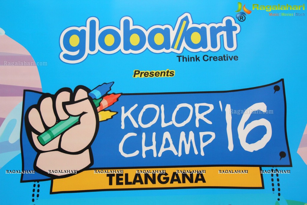 Kolor Champ 2016 - 4th Regional Creative Art Competition at Manjeera Mall, Hyderabad