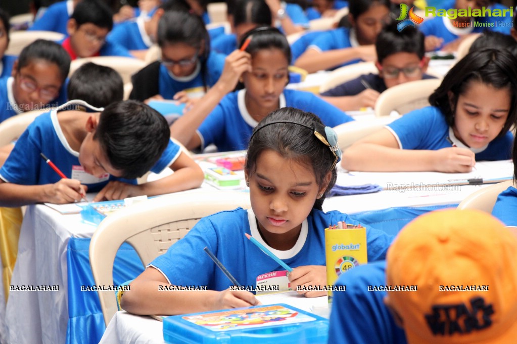 Kolor Champ 2016 - 4th Regional Creative Art Competition at Manjeera Mall, Hyderabad