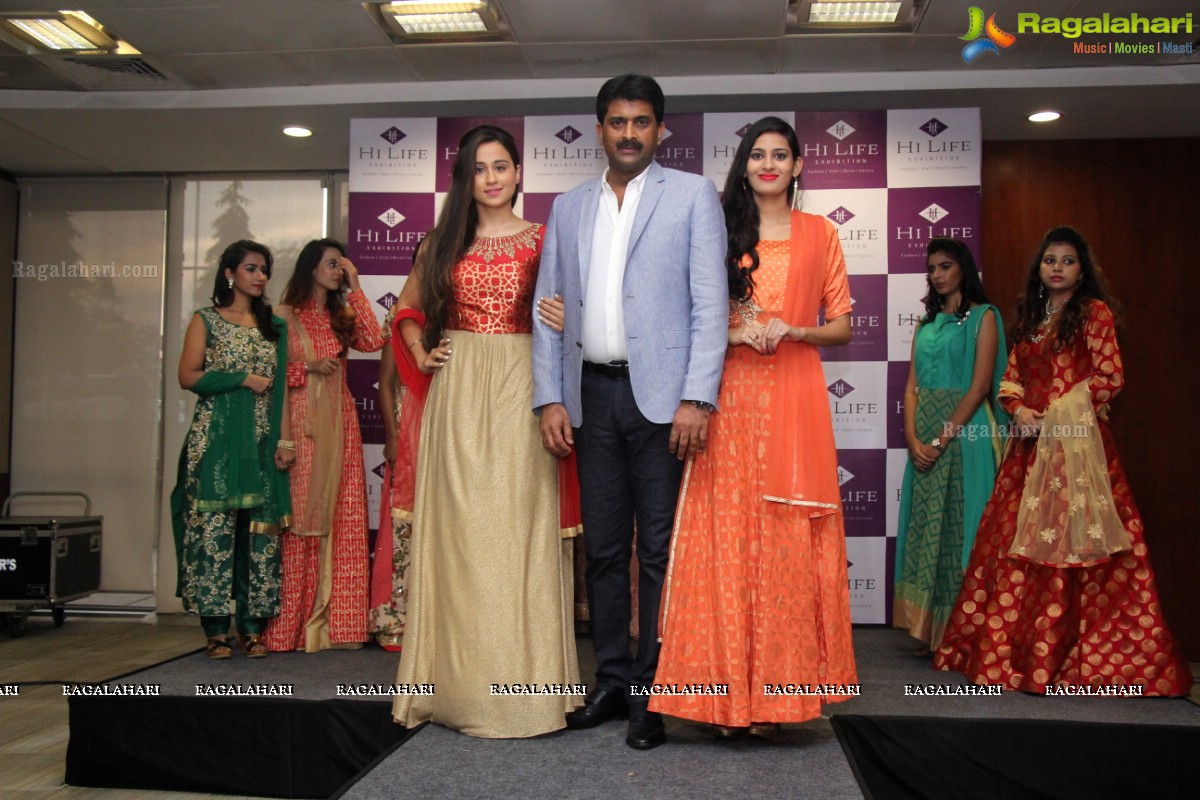 A Grand Fashion Showcase at The Pre-Launch of Hi-Life Luxury Exhibition at HICC, Novotel, Hyderabad