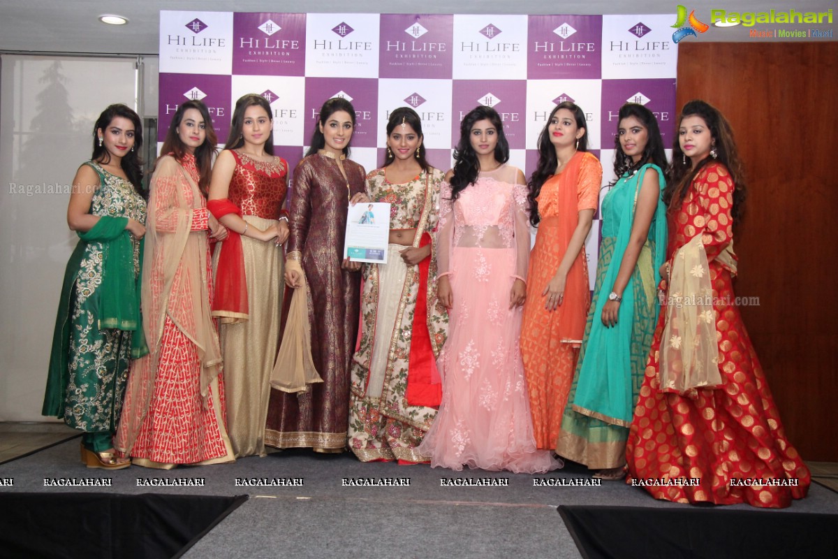 A Grand Fashion Showcase at The Pre-Launch of Hi-Life Luxury Exhibition at HICC, Novotel, Hyderabad