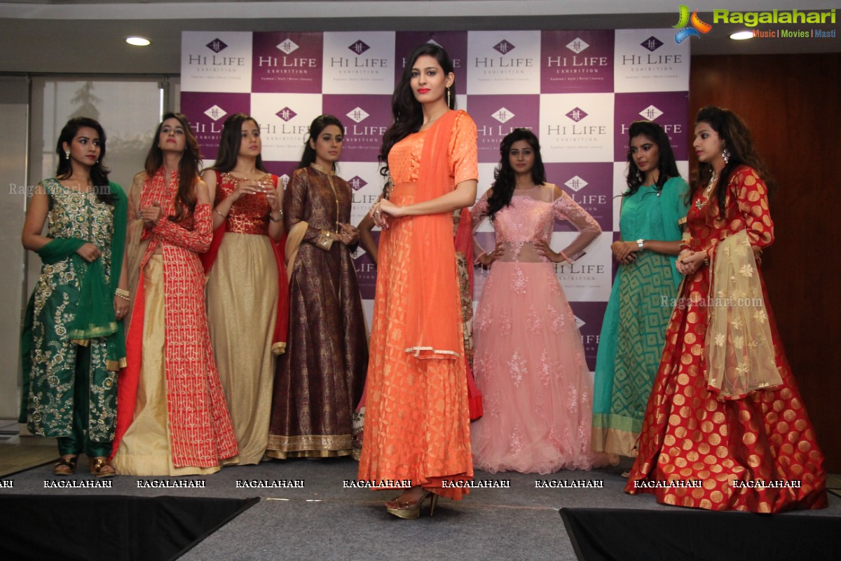 A Grand Fashion Showcase at The Pre-Launch of Hi-Life Luxury Exhibition at HICC, Novotel, Hyderabad