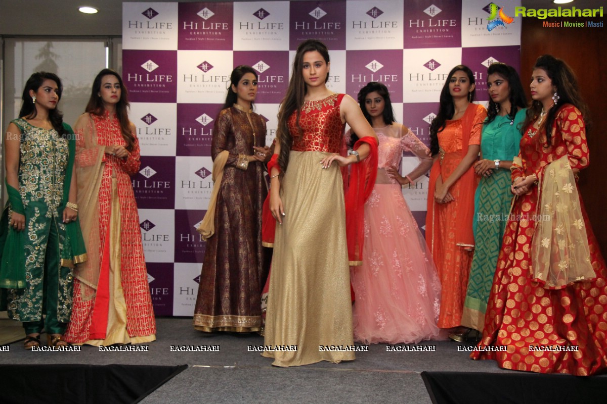 A Grand Fashion Showcase at The Pre-Launch of Hi-Life Luxury Exhibition at HICC, Novotel, Hyderabad