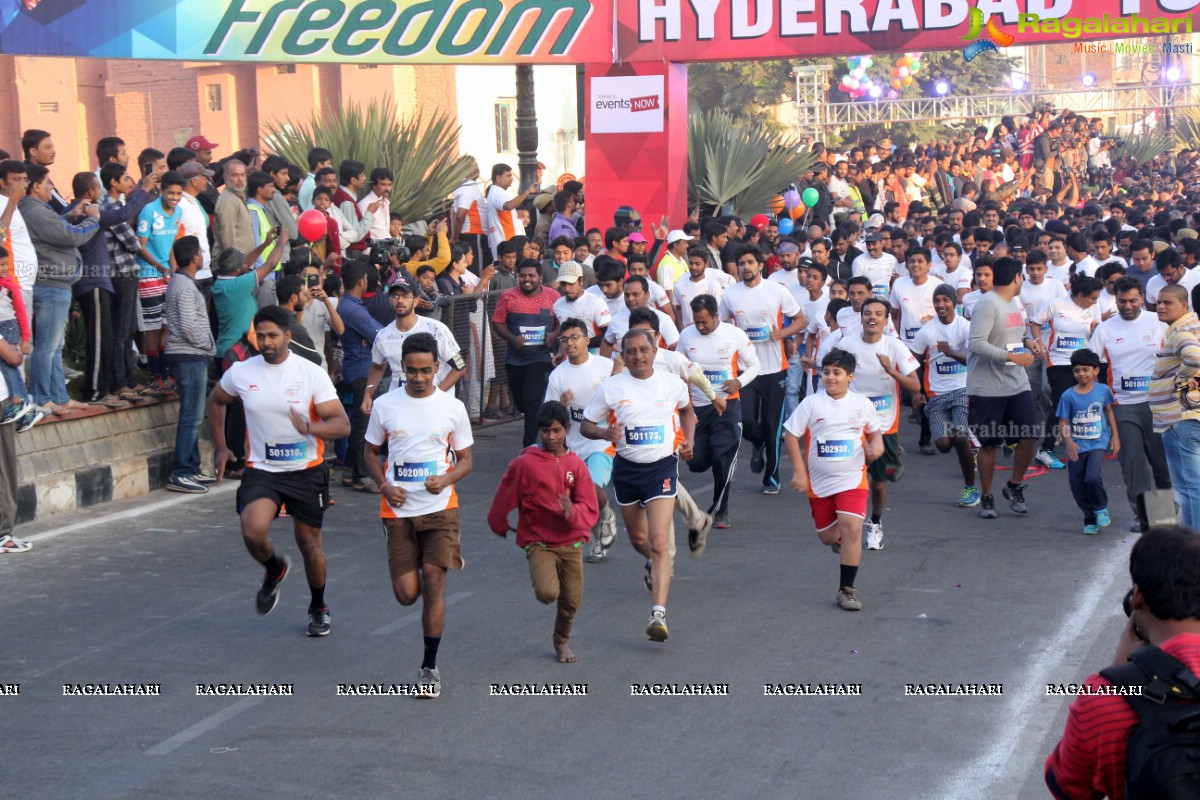 Freedom 10K Run 2016 by Hyderabad 10K Run Foundation