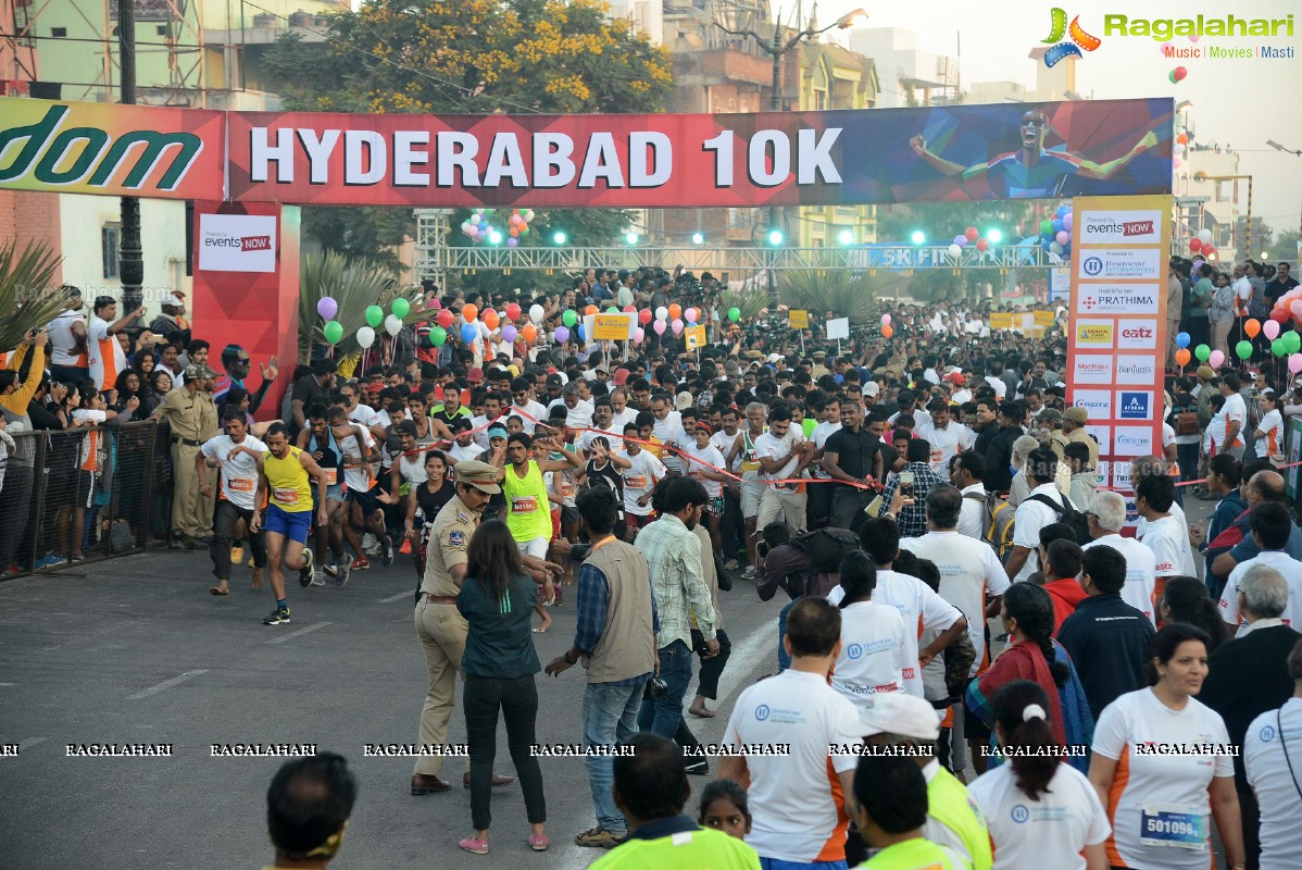 Freedom 10K Run 2016 by Hyderabad 10K Run Foundation