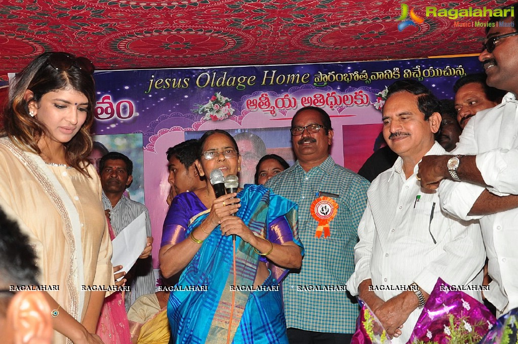 Lakshmi Manchu and Suma Kanakala launches Jesus Old Age Home Khammam