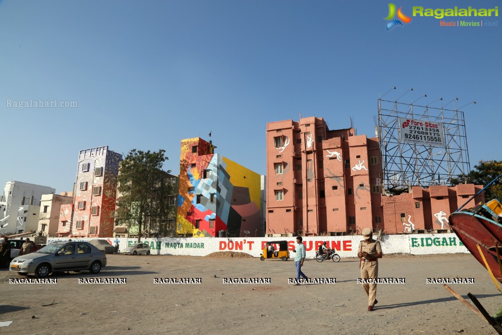 Love Hyderabad Sculpture unveiled by Minister KTR at Tank Bund, Hyderabad