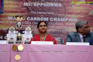 World Champion in Carrom 2016 S Apoorwa