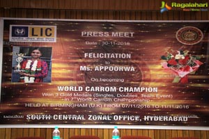World Champion in Carrom 2016 S Apoorwa