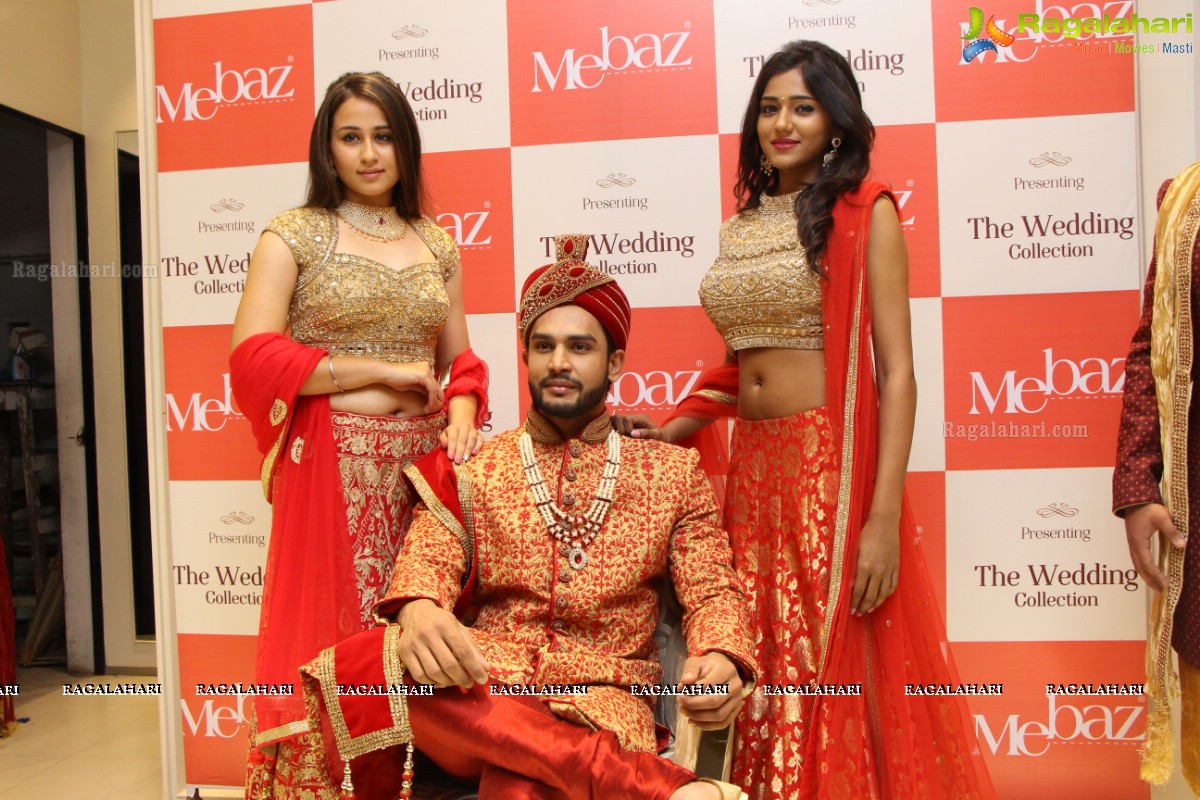 Exclusive Wedding Collection Launch by Rohit Khandelwal at Mebaz, Forum Sujana Mall, Hyderabad