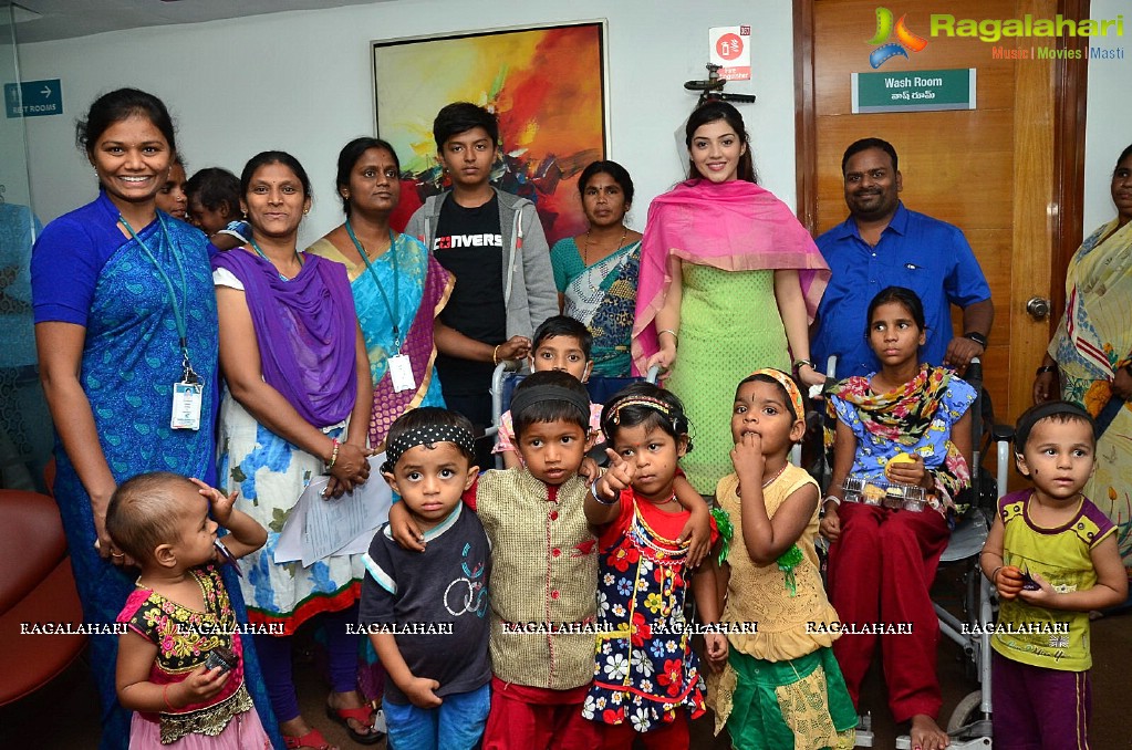 Mehreen Kaur Pirzada Birthday Celebrations with Cancer affected patients at Apollo Hospitals, Hyderabad