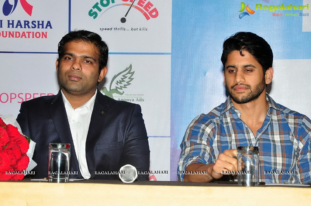 Naga Chaitanya at Sri Harsha Foundation