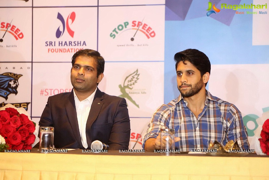 Naga Chaitanya at Sri Harsha Foundation