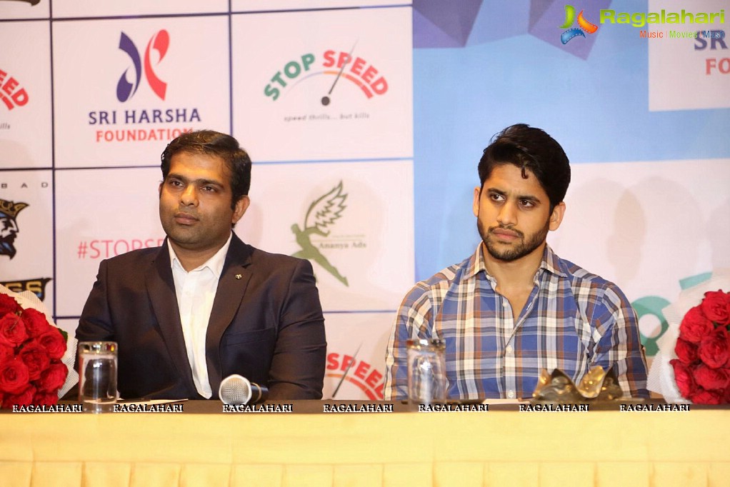 Naga Chaitanya at Sri Harsha Foundation