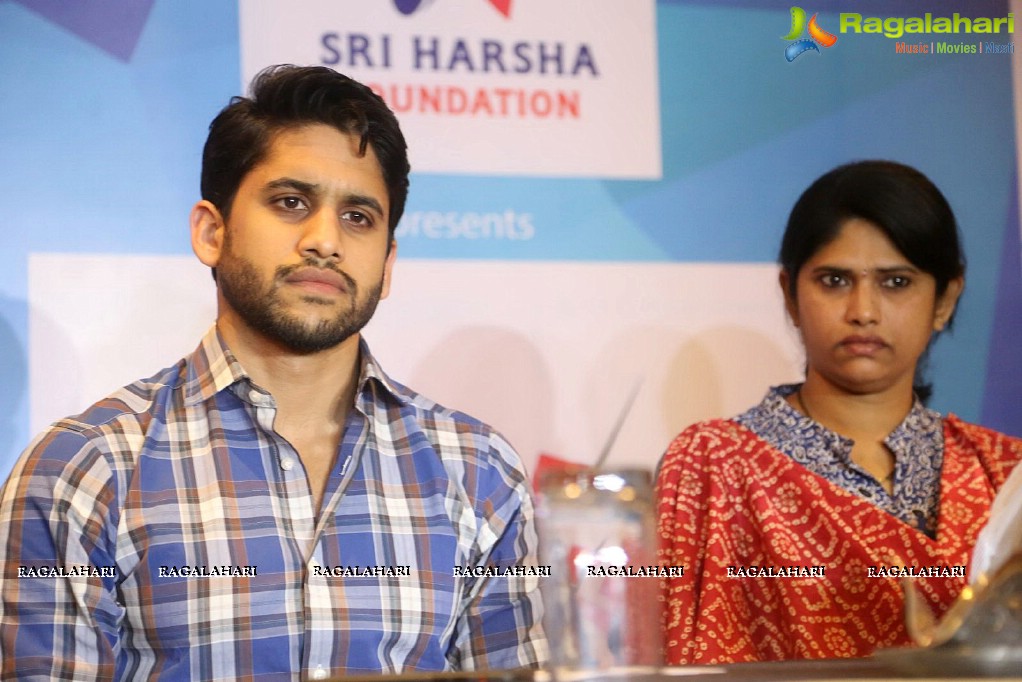 Naga Chaitanya at Sri Harsha Foundation