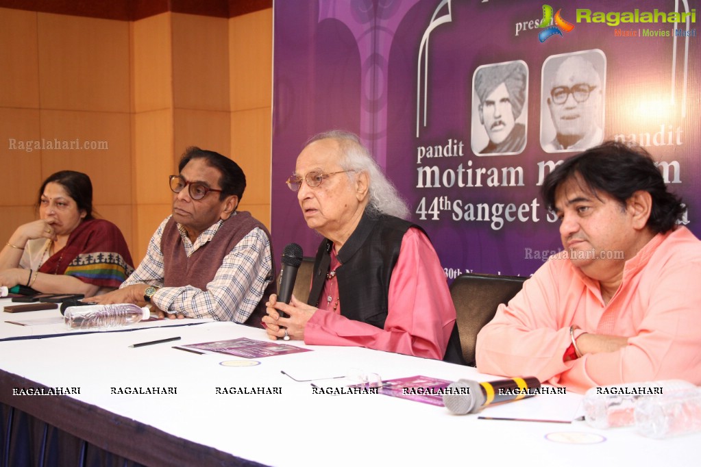 44th Pandit Motiram Pandit Maniram Sangeet Samaroha Press Meet