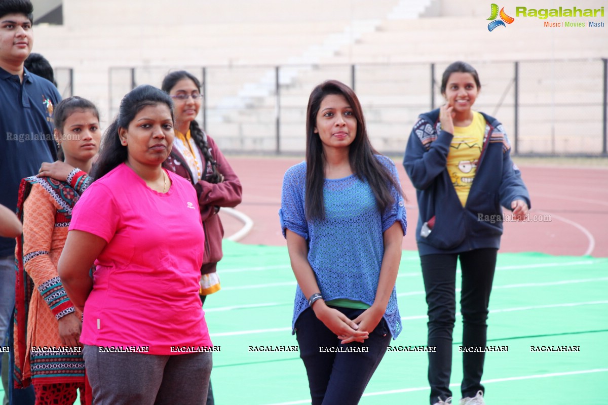 Rakul Preet Singh's Fitness Unplugged Event at Gachibowli Athletic Stadium, Hyderabad