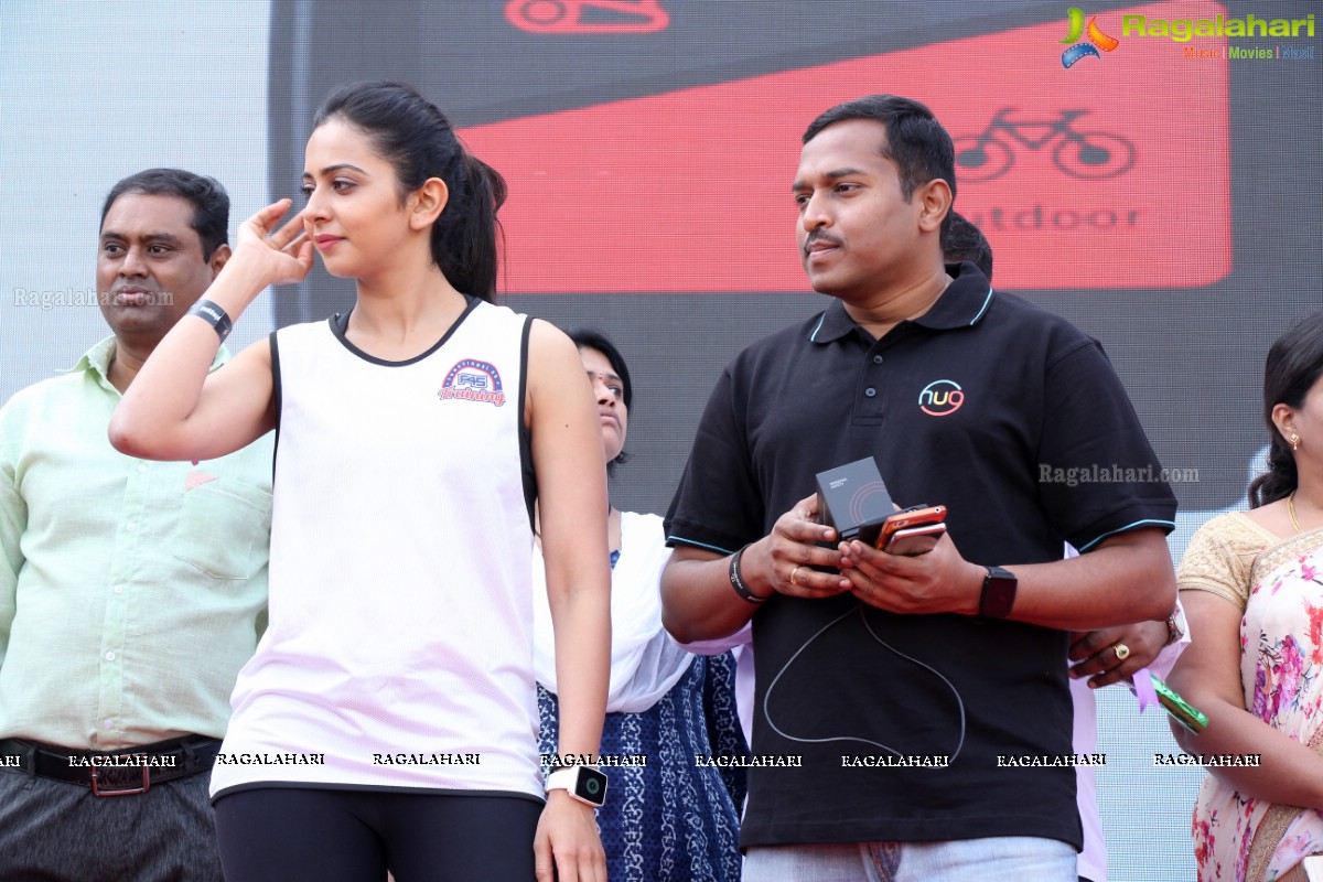 Rakul Preet Singh's Fitness Unplugged Event at Gachibowli Athletic Stadium, Hyderabad