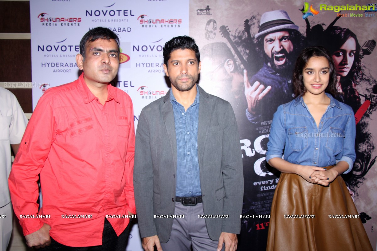 Rock On 2 Press Meet at Novotel, Hyderabad